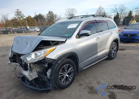 2016 Toyota Highlander Xle V6 z USA, uszkodzony, nr VIN 5TDJKRFH4GS269321